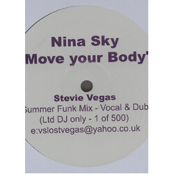 Nina Sky Move Your Body USED VINYL 12INCH LIMITED EDITION