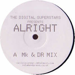 The Digital Superstars Alright USED VINYL 12INCH 33 S RPM 45 RPM