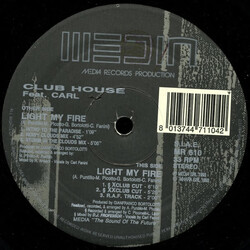Club House / Carl Fanini Light My Fire USED VINYL 12INCH 33 S RPM STEREO