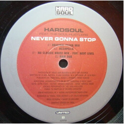Hardsoul / The Soulhustlers Never Gonna Stop USED VINYL 12INCH 33 S RPM