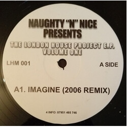 Naughty "N" Nice The London House Project E.P. Volume One USED VINYL 12INCH EP LIMITED EDITION UNOFFICIAL RELEASE