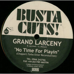 Grand Larceny No Time For Playin' USED VINYL 12INCH SINGLE SIDED