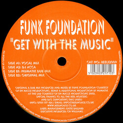 Funk Foundation Get With The Music USED VINYL 12INCH 33 S RPM