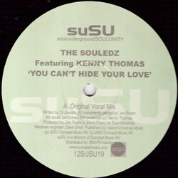 Souledz / Kenny Thomas You Can't Hide Your Love USED VINYL 12INCH