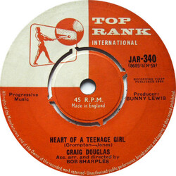 Craig Douglas (2) Heart Of A Teenage Girl USED VINYL 7INCH 45 RPM SINGLE