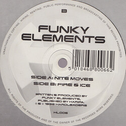Funky Element Nite Moves / Fire & Ice USED VINYL 12INCH 45 RPM