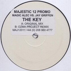 Magic Alec / Jay Griffen The Key USED VINYL 12INCH PROMO WHITE LABEL