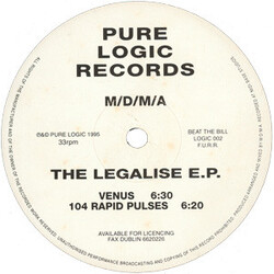 M/D/M/A The Legalise EP USED VINYL 12INCH