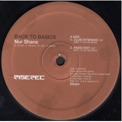 Back To Basics Nur Shans USED VINYL 12INCH
