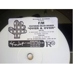 F/M / Helen Bruner Over And Over USED VINYL 12INCH 33 S RPM PROMO WHITE LABEL