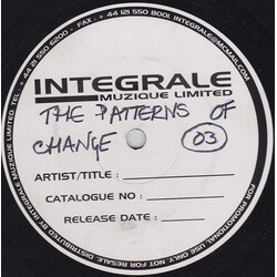 The Patterns Of Change PC 03 USED VINYL 12INCH TEST PRESSING