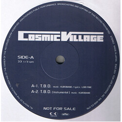 Cosmic Village T.B.D. / WYG² USED VINYL 12INCH 33 S RPM PROMO