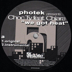 Photek / Choc Ty / Chiara Harris We Got Heat USED VINYL 12INCH 33 S RPM
