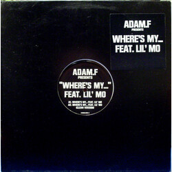 Adam F Where's My... USED VINYL 12INCH PROMO