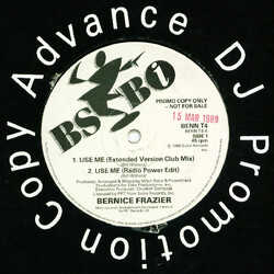 Bernice Frazier Use Me USED VINYL 12INCH PROMO 45 RPM