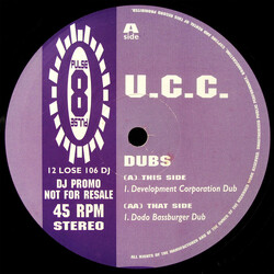 Urban Cookie Collective Dubs USED VINYL 12INCH 45 RPM PROMO