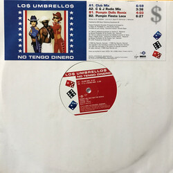 Los Umbrellos No Tengo Dinero USED VINYL 12INCH 45 RPM PROMO