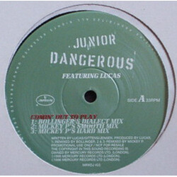 Junior Dangerous Comin' Out To Play USED VINYL 12INCH PROMO