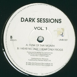 Dark Sessions (2) Vol. 1 USED VINYL 12INCH PROMO