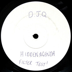 DJ Q Hidden Agenda EP USED VINYL 12INCH 33 S RPM EP WHITE LABEL