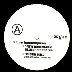 Future Homosapiens 4th Dimension Blues / Disco Hell USED VINYL 12INCH