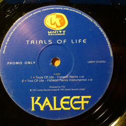 Kaleef Trials Of Life USED VINYL 12INCH PROMO