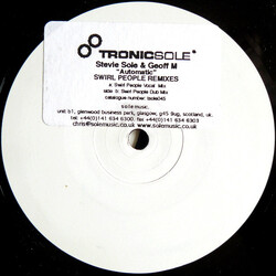 Stevie Sole & Geoff M Automatic - Swirl People Remixes USED VINYL 12INCH 33 S RPM WHITE LABEL