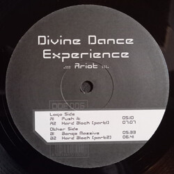 Divine Dance Experience Ariot USED VINYL 12INCH