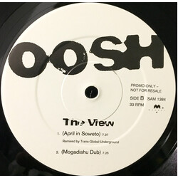 Oosh (2) The View USED VINYL 12INCH PROMO