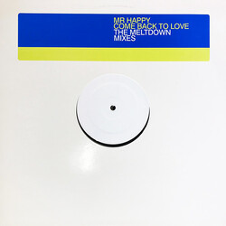 Mr. Happy Come Back To Love USED VINYL 12INCH 45 RPM PROMO WHITE LABEL