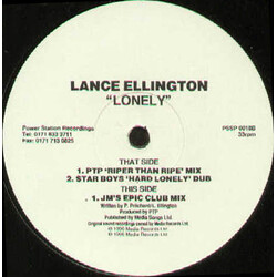 Lance Ellington Lonely (Joey Musaphia V PTP Mixes) USED VINYL 12INCH 33 S RPM