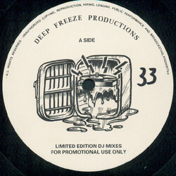 Deep Freeze Productions Get Yo Body USED VINYL 12INCH 33 S RPM LIMITED EDITION PROMO