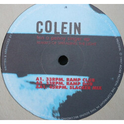 Colein Ten A Penny Singer EP (Remixes Of Spreading The Light) USED VINYL 12INCH 33 S RPM 45 RPM EP