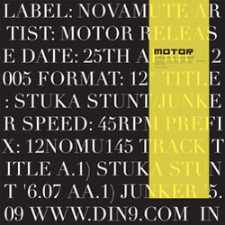 MOTOR (2) Stuka Stunt / Junker USED VINYL 12INCH 45 RPM