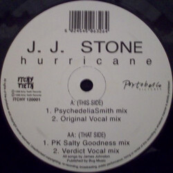 J.J. Stone Hurricane USED VINYL 12INCH 33 S RPM