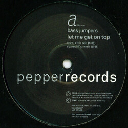 Bass Jumpers Let Me Get On Top USED VINYL 12INCH 33 S RPM PROMO