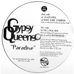 Gypsy Queens Paradise USED VINYL 12INCH 33 S RPM SINGLE PROMO