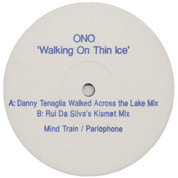 Yoko Ono Walking On Thin Ice USED VINYL 12INCH PROMO WHITE LABEL