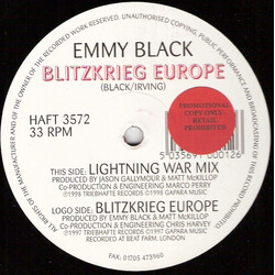 Emmy Black Blitzkrieg Europe USED VINYL 12INCH 33 S RPM