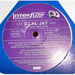 DJ Al Jay / Sarah Jayne Destiny USED VINYL 12INCH