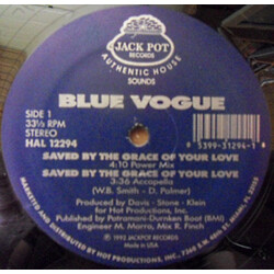 Blue Vogue Saved By The Grace Of Your Love USED VINYL 12INCH