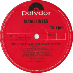 Isaac Hayes Zeke The Freak USED VINYL 12INCH 45 RPM