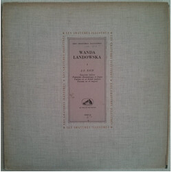 Wanda Landowska / Johann Sebastian Bach Concerto Italien - Fantaisie Chromatique Et Fugue - Partita N° 1 - Toccata En Ré Majeur Vinyl LP USED