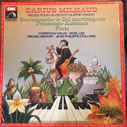 Darius Milhaud / Christian Ivaldi / Noël Lee / Michel Béroff / Jean-Philippe Collard Pièces Pour Un, Deux Et Quatre Pianos (Scaramouche ∙ Le Bal Marti
