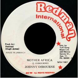 Johnny Osbourne Mother Africa USED VINYL 7INCH 45 RPM