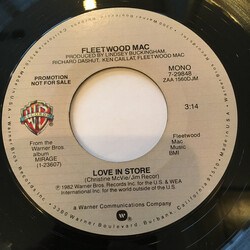 Fleetwood Mac Love In Store USED VINYL 7INCH 45 RPM SINGLE STEREO MONO PROMO