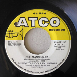 The New York Rock Ensemble The Brandenburg / Wait Until Tomorrow USED VINYL 7INCH SINGLE