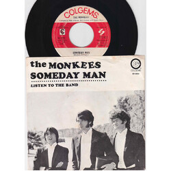 The Monkees Someday Man / Listen To The Band USED VINYL 7INCH 45 RPM STEREO
