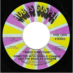 Genetter Bradley / Derold Conway / The Bradley Singers Right Direction USED VINYL 7INCH 45 RPM SINGLE
