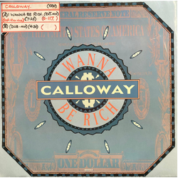 Calloway I Wanna Be Rich USED VINYL 12INCH PROMO